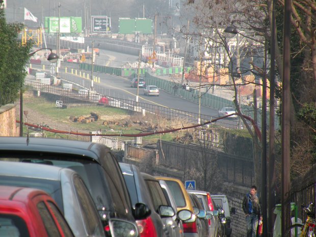  boulevard masséna, chantier du tramway